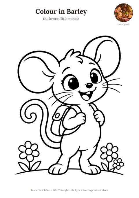Preview of the Colour in Barley colouring page